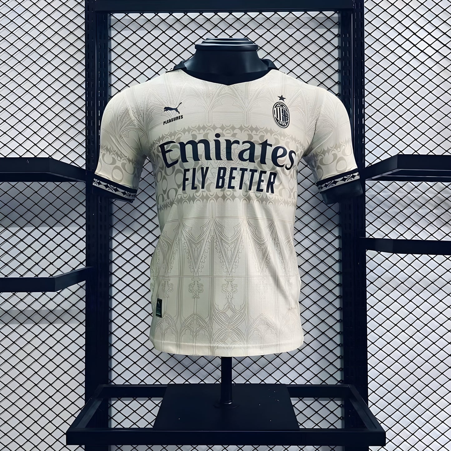 AC MIlan x Pleasures 23/24 White