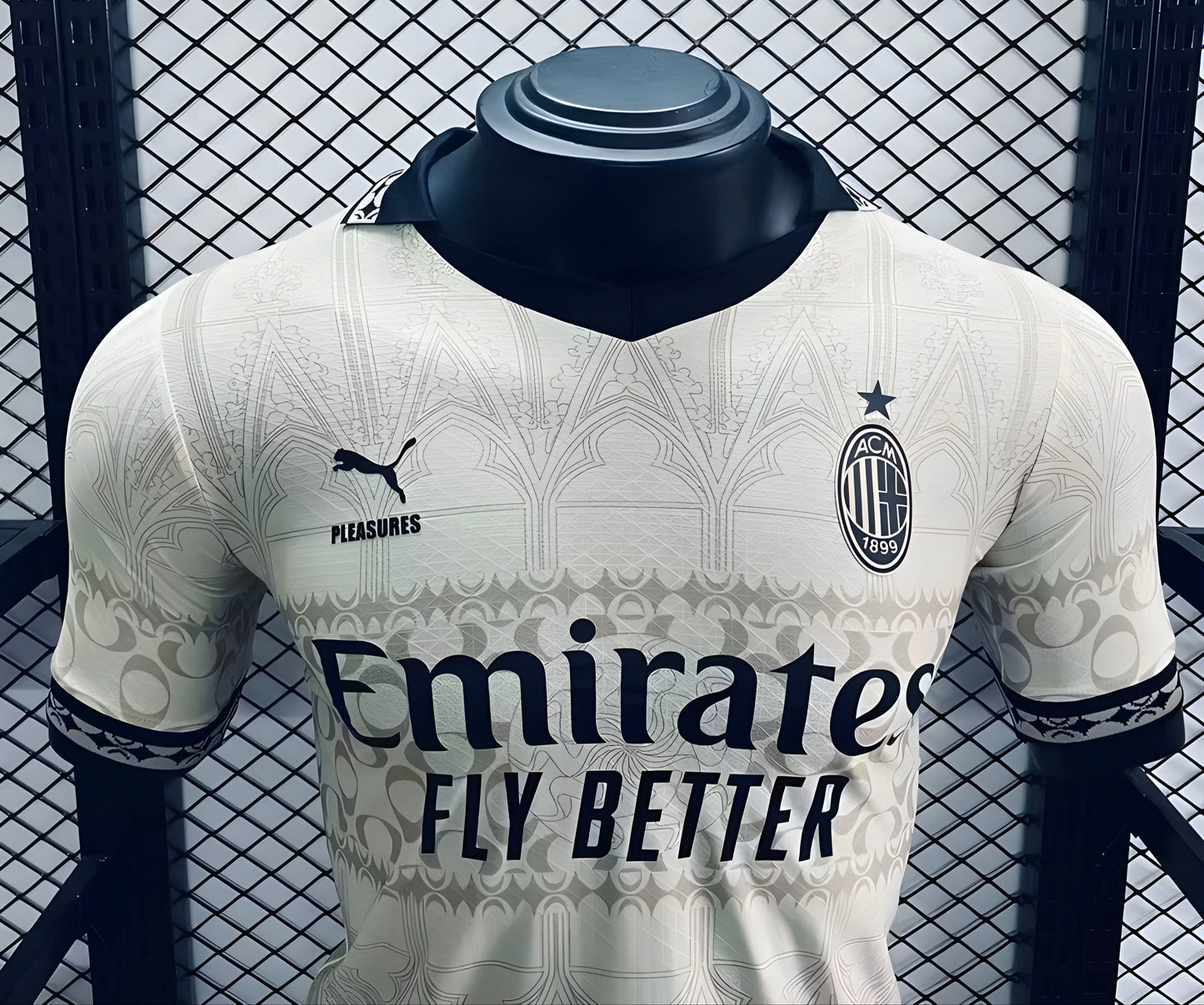 AC MIlan x Pleasures 23/24 White